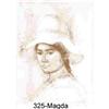 Image 1 : Magda lithograph by Edna Hibel #1415631