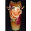 Image 1 : Antique Nippon Hand Painted Vase, Roses & Gold #1416042