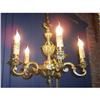 Image 1 : SUPER ORNATE FRENCH BRONZE CHANDELIER #1416207
