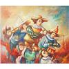 Image 1 : Avant-Gardism oil "Carnival-Troubadours"       #1431462