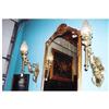 Image 1 : bronze wall lights a pair #1431865