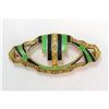 Image 1 : Amercan Art Deco enameled  pin #1432008