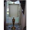 Image 1 : Antique Gold Metal Lamp 40" #1432120