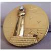 Image 1 : 14kt Gold Diamond lighthouse Pendant 14k Charm #1432163