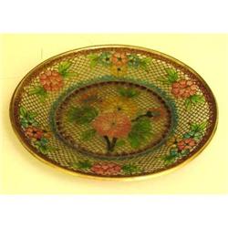 Antique Plique A Jour Dish #1432280