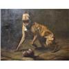 Image 1 : Famous Walter Hunt Oil Painting, "The Dog"  #1455272