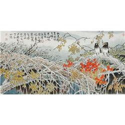 original painting, ink on rice paper, Autumn #1455298