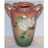 Vintage Roseville White Rose Large Vase #1455322