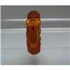 Bakelite Applejuice Carved Bangle bracelet #1455324