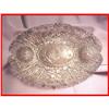 Image 1 : Intricate Fillagree Oriental Signed Silver Dish#1455358
