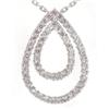 3.19 carats Diamond Pear Pendant WHITE GOLD #1455796