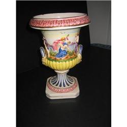 Vase from Capo Di Monte with summer party #1455815