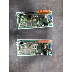 (2) FANUC A20B-2100-0423 ROBOTICS CONTROL BOARD