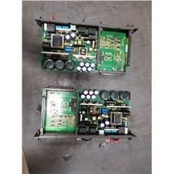 (2) FANUC A16B-2203-0370 POWER SUPPLY BOARD