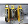 Image 2 : (3) FANUC A06B-6114-H105 SERVO AMPLIFIER (MISSING PART # COVER) *SEE PICTURES FOR DETAILS*