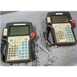 (2) FANUC A05B-2301-C370 TEACH PENDANT