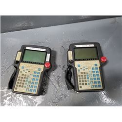 (2) FANUC A05B-2301-C370 TEACH PENDANT