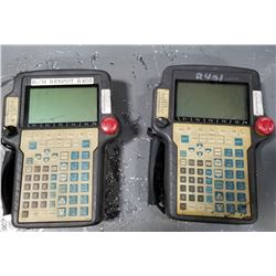 (2) FANUC A05B-2301-C370 TEACH PENDANT