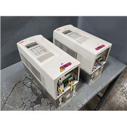 (2) ABB ACS800-U1-0016-5 AC DRIVE