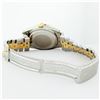 Image 5 : Rolex Mens 2 Tone Lugs MOP Diamond Pyramid Diamond 36MM Datejust