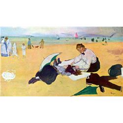 Edgar Degas - Small Girls On The Beach