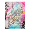Image 1 : Mark Kostabi "Wistful Longing" Hand Signed Original Artwork with COA.