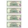 Image 4 : (10) Consecutive 2006 $5 FRN Star Notes CHCU