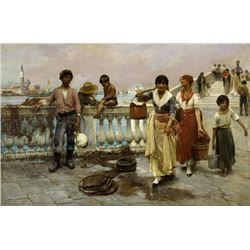 Frank Duveneck - Water Carriers, Venice