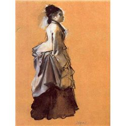 Edgar Degas - Young Lady In The Road Costume