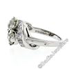 Image 7 : Art Deco Platinum 1.48 ctw Old European and Baguette Cut Diamond Bypass Ring