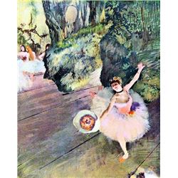 Edgar Degas - Dancer With A Bouquet Of Flowers (The Star Of The Ballet)