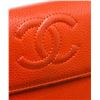 Image 5 : Chanel Red Caviar Leather CC Long Flap Wallet