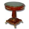 Image 1 : FINE FRENCH EMPIRE CENTER TABLE W/MARBLE TOP #1379822