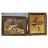 Image 1 : 2 Original Horse and Hound, Hunt Scene Oils #1379833