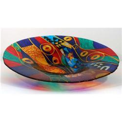 Large Art Glass Charger #1379918