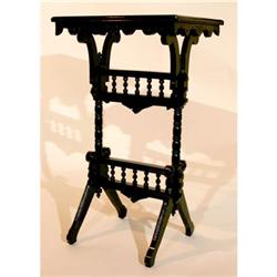 c1880's Ebonized Eastlake Side Table #1379932