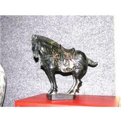 Beautiful Chinese Carved War Horse Jade #1380071