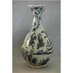 Chinese  blue  and  white  porcelain  character#1380090