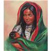 Image 1 : ORIG PAINTING IN PASTELS OF AMERICAN INDIAN #1380256
