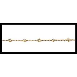 18K HEART CUT DIAMOND BRACELET #1380323