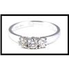 Image 1 : TRILOGY 3 STONE DIAMOND RING #1380327