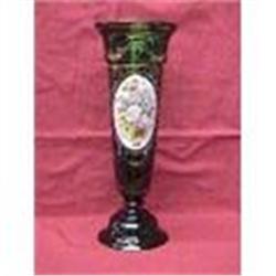 Antique Bohimian glass vase #1380351