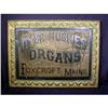 Image 1 : Dyer & Hughes Organs Tin Advertising Sign #1380508