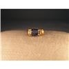 Antique 14K 10K YG Gold Diamond Sapphire Ring #1392077