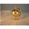 Image 1 : Estate14K Sapphire Emerald World Globe Pendant #1392109