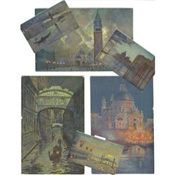 Vintage Postcard Pack Artist Scenes of Venice #1392161