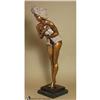 SEXY EROTIC CLEVER NUDE LADY BRONZE SIGNED #1392172