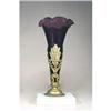 Antique Girandole Amethyst Glass Vase #1392175
