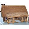 Log Cabin Folk Art Hand Carved, Fully Furnished#1392181