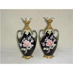 Pair of Majolica Vases #1392186